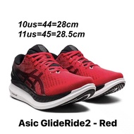 รองเท้าวิ่งชาย Asics GlideRide 2 สีแดง (1011B016-608) ของแท้💯% จาก Shop