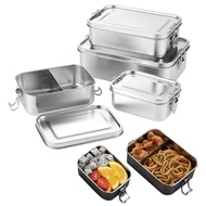 PENNYJ Stainless Steel Container Stainless Steel Lunchbox Stackable Stainless Steel Bento Box for Ho