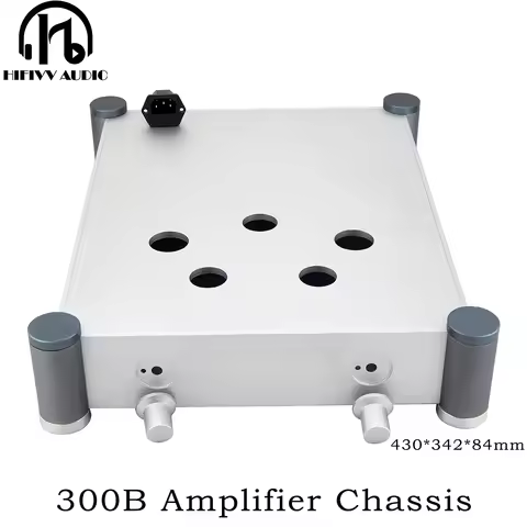 HIFI 300B Tube AMP Aluminum Chassis Shell For 300B Tube Amplifier Aluminum Enclosure 300B Chassis (W