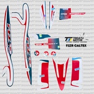 STRIPING YAMAHA FIZR CALTEX ORI F1ZR CALTEX 2001 2002 STICKER YAMAHA F1ZR CALTEX FISR ORIGINAL QUALI