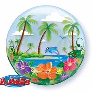 Qualatex 22" Tropical Getaway Bubbles Balloon (35172)