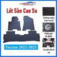 Thảm lót sàn cao su cho xe Tucson 2022-2023 hàng chuẩn theo xe chịu lực tốt