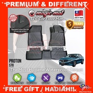 PROTON S70 MAGIC MAT 5D TPE Carpet Car Mat Alas Kaki Karpet Kereta (5-Yrs Warranty)