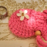 花眼魚。手織收納袋