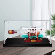 Acrylic display box Transparent case storage box FOR Lego 21313 Ship in bottle
