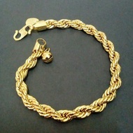 Gold Korea 24K Gold Plated Bracelet Width (0.6m)