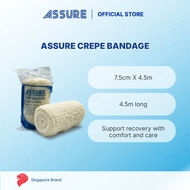 [Bundle of 12] ASSURE Crepe Bandage 7.5cm X 4.5m