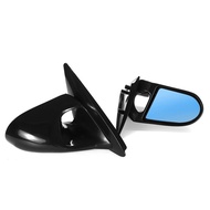 Manual Adjustable Spoon Style 2X Car Side Door Mirror Rearview Mirror Assembly for EG 2Dr 1992-1995