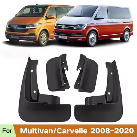 Accessories VW T5 T6 MudFlaps Mud Flaps For Volkswagen VW 2008-2020 Transporter Caravelle Multivan T