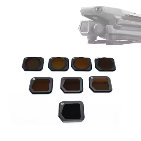 Glass ND8 ND16 ND32 ND64 ND256 ND1000 ND Filter Neutral Density Protector Cap for DJI Mavic3 Classic