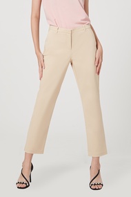 ESPADA กางเกงทรงสลิม ผู้หญิง สีกากี | Slim Trousers | 01034