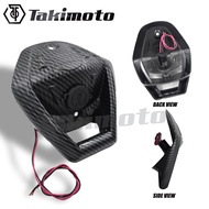 Takimoto Nmax V2 2020 Handle Bar Cover Carbon Fiber With Usb Charging Port