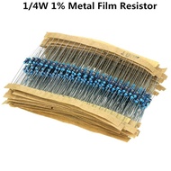 100Pcs / cyclone 1 / 4W 1% Metal Film Resistor 1R 1.2R 1.5R 2R 2.2R 2.7R 3R 3.3R 3.6R 3.9R 4.3R Ohm