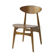 Bar Stool Solid Wood Hotel Chair Leisure Dining Chair Milk Tea Shop Full Solid Wood Restaurant Coffe