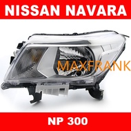 FOR NISSAN NAVARA NP300 HEADLAMP  HEADLIGHT  LENS HEAD LAMP FRONT LIGHT