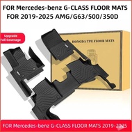TPE Floor Mats For Mercedes Benz G-Class 2019-2025 AMG/G63/500/350D W463 AMG WAGON Full coverage LHD
