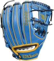 WILSON A2000 Baseball RHT Infield Glove Series - Exclusive Edition (11.5 Inches, SkyBlue/Yellow)
