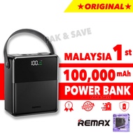 REMAX 100000mAh Power Bank 100k Powerbank Charger USB Type C Usb C Camping Large Besar Huge FP1 Orig