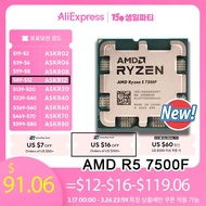 Amd Ryzen 5 7500f R5 7500f Baharu 3.7ghz 5nm L3=32m 100-000001015 Soket Am5 Dulang Tetapi Tanpa Peny