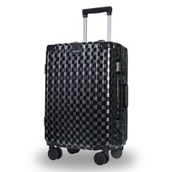 FANCE กระเป๋าเดินทางรุ่น T33 ขนาด 20/24/28 นิ้ว กระเป๋าลายเคฟล่า วัสดุ PC 100% สวยเท่ห์ มีตะขอแขวน ร