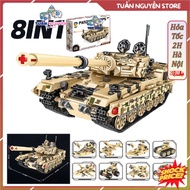 [1328 Pieces] PANZER CORPS 41055 Battle Tank, Warship, Armored Tank Assembly Toy Set