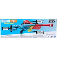 Nerf Fortnite Storm Scout Blaster, Nerf Scope, 6-Dart Clip, 6 Elite Nerf Darts, Bolt Action