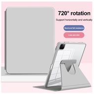 360 Degree Rotating Case For Samsung Galaxy Tab S9 FE PLus S9 Plus S9 FE S8 + S7 Plus A9 Plus S6 Lite Smart Acrylic Stand Shockproof Cover