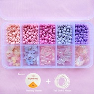 Children's Toys DIY Beads Set Package DIY Beads Aesthetic Set - 1 Set DIY Beads - Beads 1 Complete B