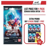 Dragon Ball Super TCG Fusion World Awaken Pulse Booster Pack FB01 Single Pack