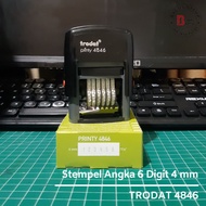 Trodat 4846 Automatic Selfink Stamp 6 Digit 4 mm