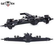 Plastic H10 Front Rear Straight Axle with Servo Mount for 1/10 RC Crawler Axial SCX10 D90 Vanquish H