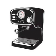 MiniMex เครื่องชงกาแฟ Bella รุ่น MBL1-BL สีดำ ดีไซน์ Modern Retro มาพร้อมก้านเป่าฟองนม Coffee Machine (รับประกัน 1 ปี)