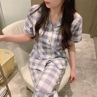 Korean Cotton Sleepwear Pajama Set For Women Nightwear