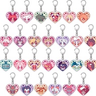 Hazbin Hotel Cartoon Acrylic Keychain Anime Figure Alastor Charlie Morningstar Angel Heart Key Chain