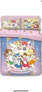 4尺/4尺半*全新正品Sailor moon美少女戰士1000針床品套裝被袋床單床笠枕袋四件套