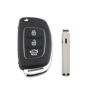 Hindley 3 Buttons Car Remote key shell for HYUNDAI Mistra Santa Fe Sonata Tucson Accent I30 I40 I45 