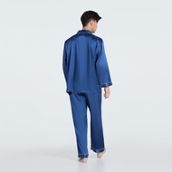 Vana Sleepwear - ชุดนอนซาติน Vana แขนยาวขายาว สีพื้น
