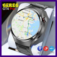 GEREG สําหรับ android ios gt4 pro smart watch men nfc gps tracker amoled 360 * 360 hd หน้าจออัตราการเต้นของหัวใจบลูทู ธ โทร smartwatch ใหม่ VSGWE