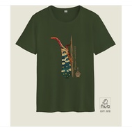 New Style Long Nose Wax Cicada T-Shirt Parent-Child Comfortable Loose Round Neck Design Insect Short