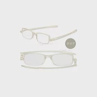 【日本 I.L.K. 依康達】 Flat glass 日本時尚薄型摺疊老花眼鏡 (共5色) 透明(CL) 150度