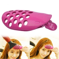 Air Bangs Hair Styling Fringe Bangs Curler Roller Holder DIY Front Hair Clip
