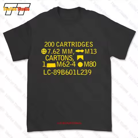 Nato Ammo Can 308 Fn Fal M1A M14 Battle Rifle T-shirt Tee ZSK4