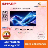 ( FREE SHIPPING & INSTALLATION FOR KL SEL ONLY ) Sharp AQUOS QLED HL6500X SERIES Google TV 55" 65" 7