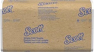 Scott Single Fold Paper Towels (01700), Affordable Towel Paper, White, 250 Towels/Clip, 16 Clips/Case