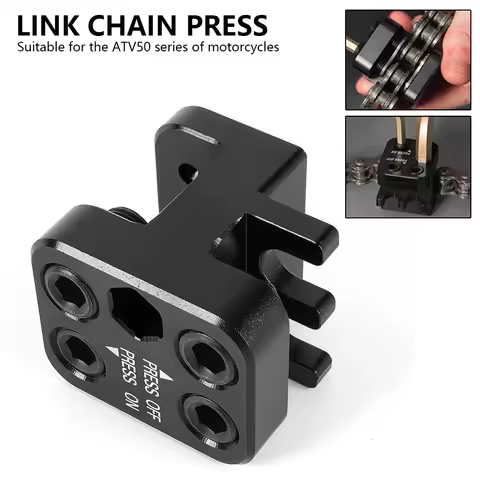 1pc Aluminum Motorcycle Chain Press Breaker Tool Heavy Duty Rivet Kit for 520 525 530 50 Series ATV 