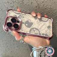 Cute Doraemon Phone Case For Realme 9 8 Pro 8S 7 5 Q5i Q5 Q3S Q3T Q2 P4 Power P3 Lite P3X V70 V70S V