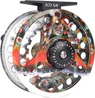 M MAXIMUMCATCH Maxcatch ECO Large Arbor Fly Fishing Reel (3/4wt 5/6wt 7/8wt) and Pre-Loaded Fly Reel