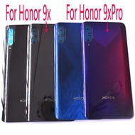 Replacement For Huwei Honor 9X 9XPro Battery Back Cover Rear Door 3D Glass Panel