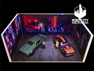 Mô hình bãi đậu xe Nhật Bản 1/64