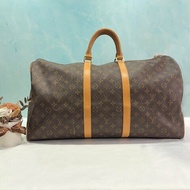 LV Keepall 55老花波士頓旅行袋